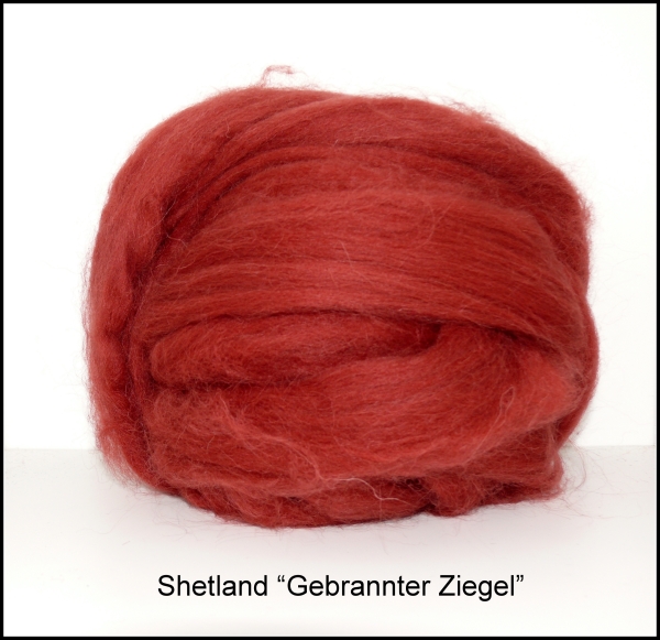 Shetland, Gebrannter Ziegel Rot